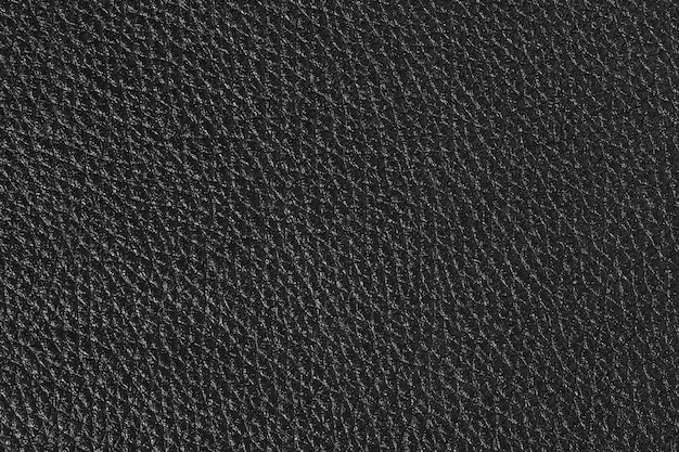 Cuir noir pour le fond de texture des sièges de voiture