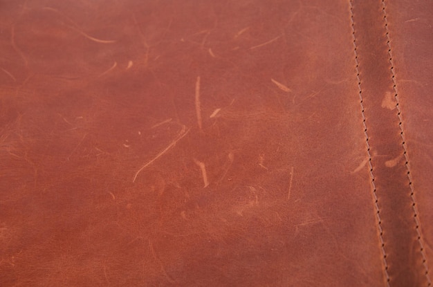 cuir de texture marron pour le fond