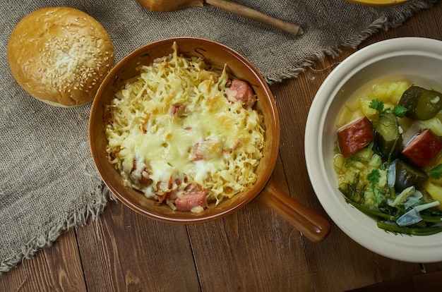 Cuisine bavaroise , Casserole de choucroute allemande traditionnelle