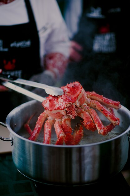 Cuisine de crabe