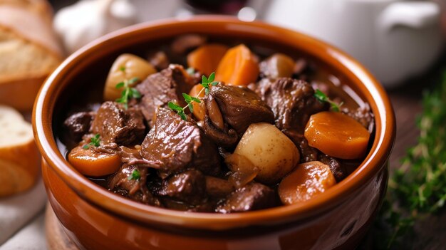 Cuisine française Boeuf Bourguignon