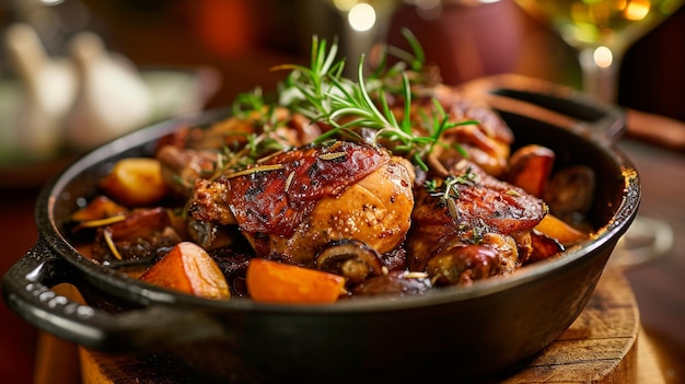 Cuisine française Coq au Vin