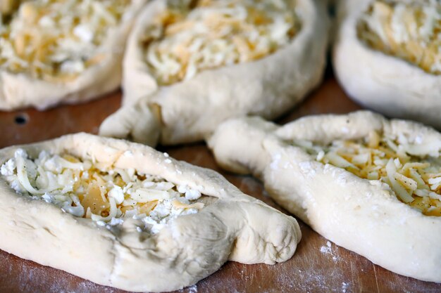 Cuisine géorgienne. Pain au fromage.