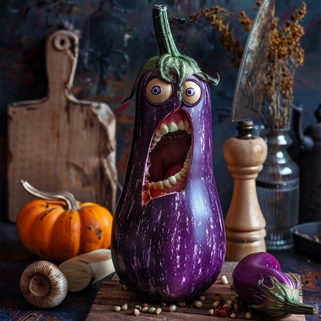 Cuisine d'horreur d'Halloween Cuisine drôle pour les enfants