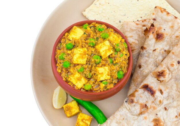 Cuisine Indienne Mattar Paneer Food