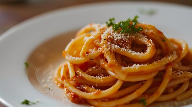 Cuisine italienne Pasta allAmatriciana