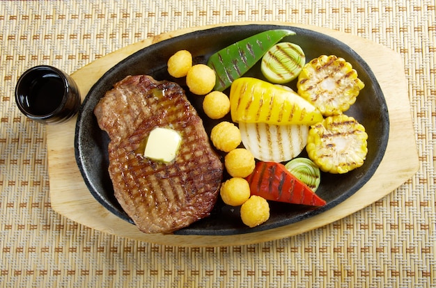 Cuisine japonaise .Steak de porc japonais