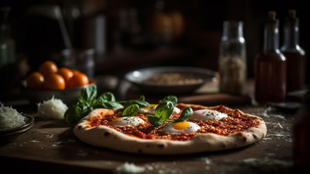 Photo cuisine de restauration rapide de pizza