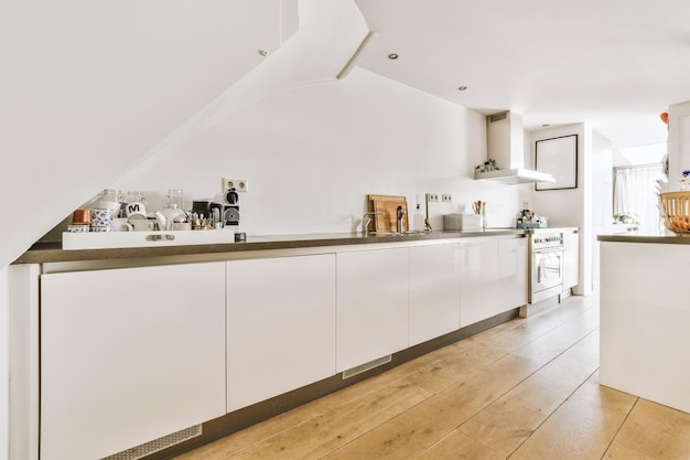 Cuisine et salle à manger dans un studio