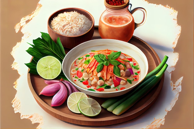 Cuisine thaïlandaise spéciale Khao Niao Mamuang