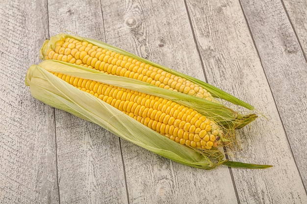 Cuisine végétalienne Maïs sucré mûr