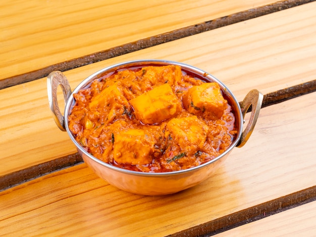 Cuisine Végétarienne épicée Délicieuse Indienne Paneer Toofani