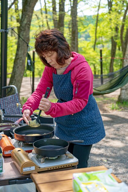 Cuisiner au camp