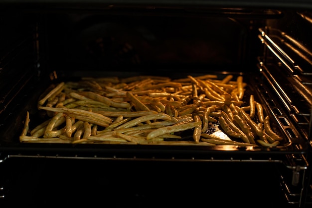 Cuisson des haricots jaunes et verts