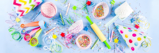 Cuisson sucrée pour fête d'anniversaire