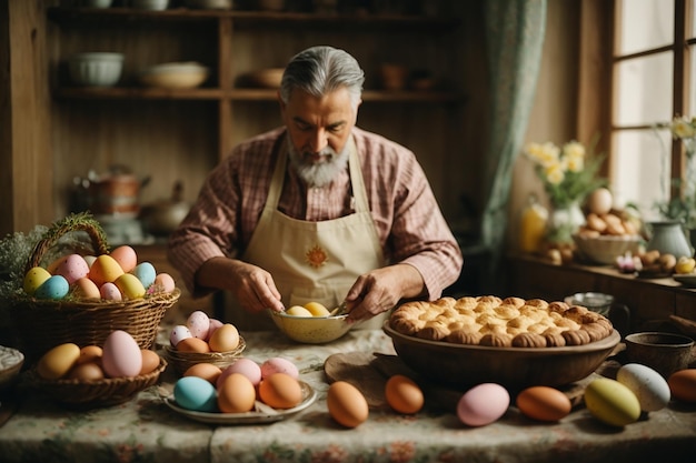 Cuisson traditionnelle de Pâques en Ukraine