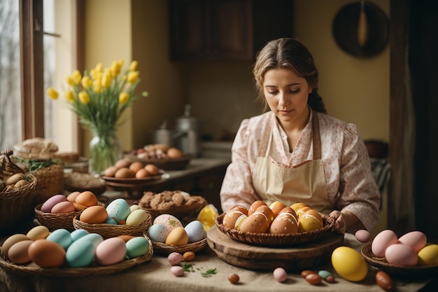 Cuisson traditionnelle de Pâques en Ukraine