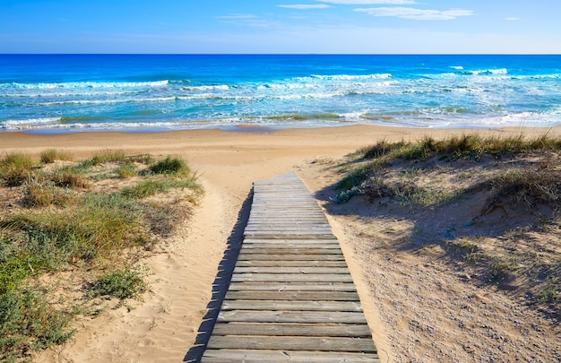 Cullera Dosel plage Méditerranée valencia