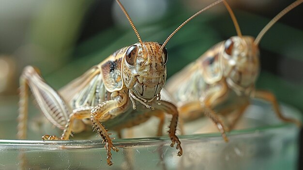 Photo cultivation intérieure de grillons pour la production de protéines d'insectes