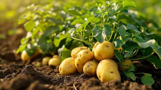 Photo cultivation et production de pommes de terre