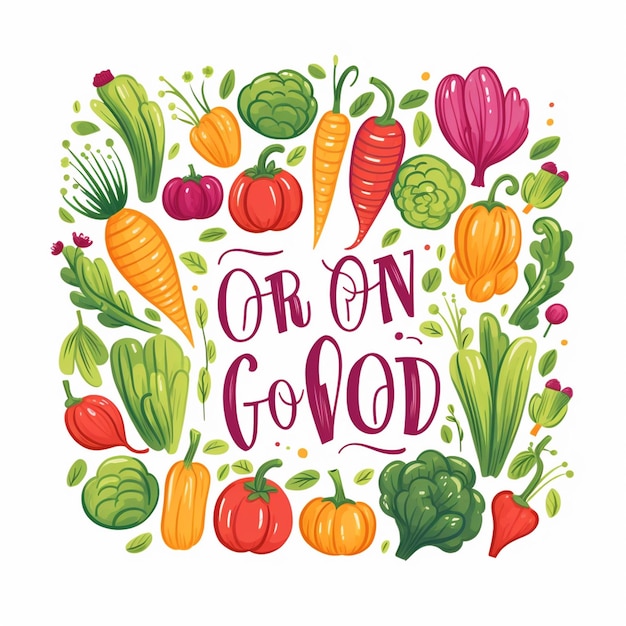 Cultivez votre propre affiche alimentaire ou bannière avec des légumes