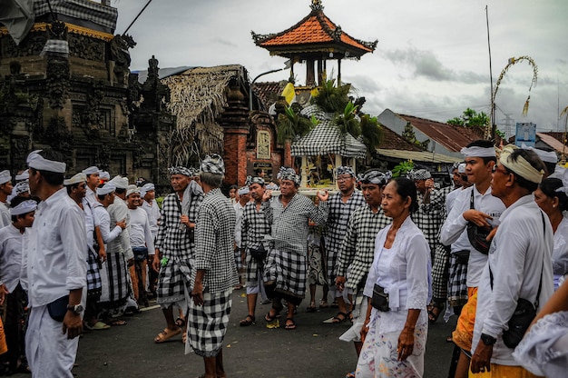 Photo la culture balienne de mapasaran