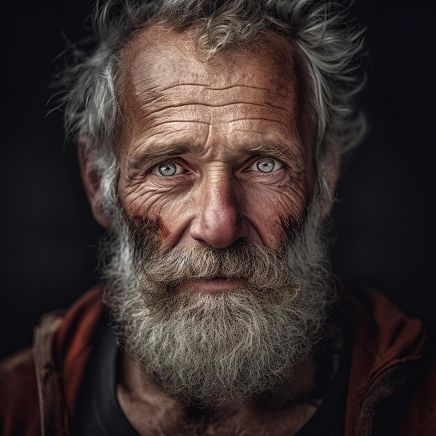 Photo la culture de la barbe: un portrait du style et du caractère de l'homme