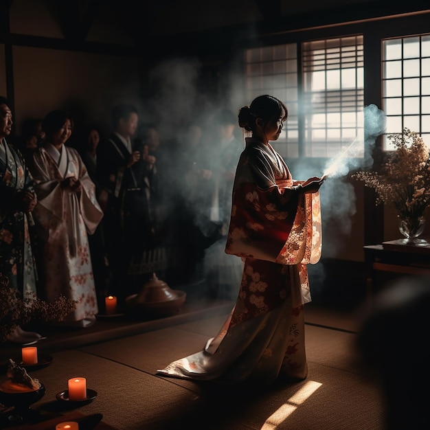 culture japonaise et art de l'illustration des samouraïs