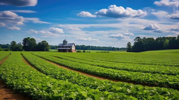 Les cultures de la ferme de l'Alabama