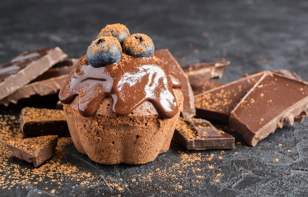 Photo cupcake au chocolat maison