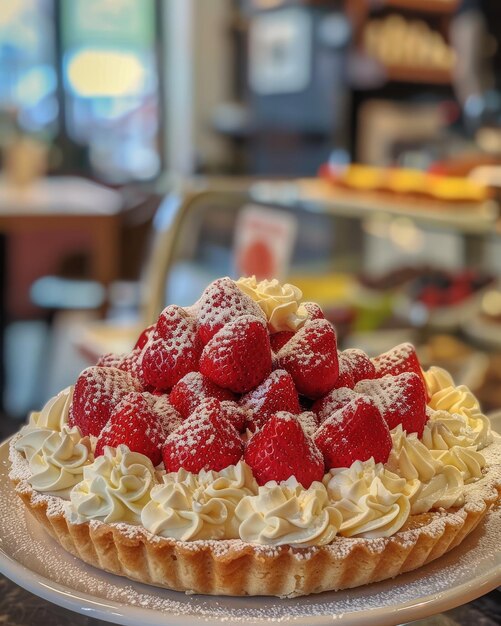 Photo un cupcake avec beaucoup de glaçage dessus