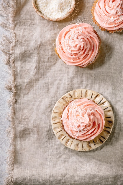 Cupcake maison avec crème au beurre