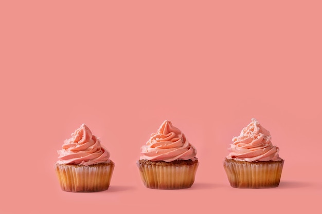 Cupcake maison avec crème au beurre