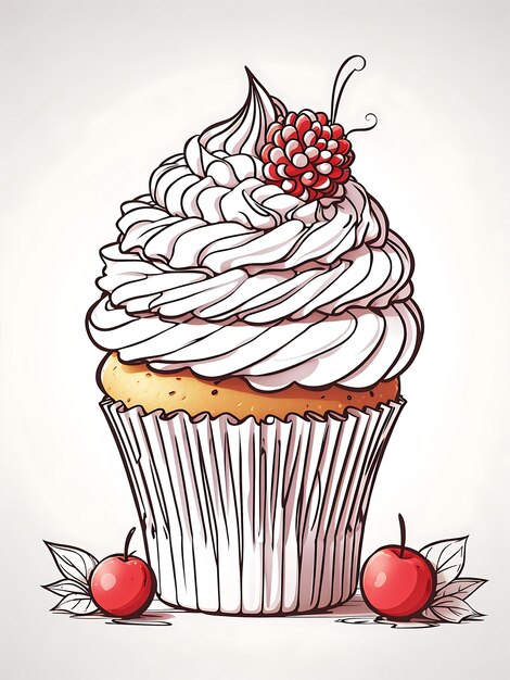 Photo cupcake