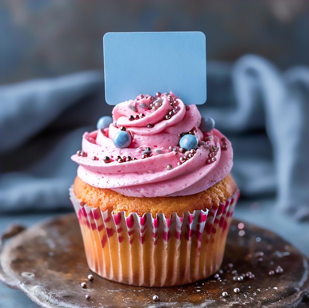 Photo des cupcakes au beurre délicieux.