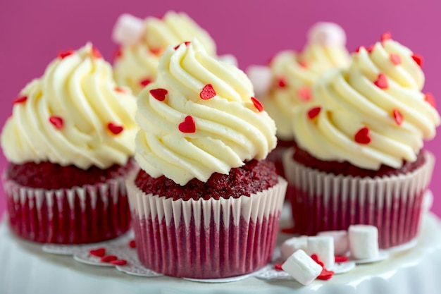 Cupcakes traditionnels Red Velvet