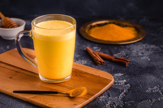 Curcuma Latte Golden Milk Boisson saine