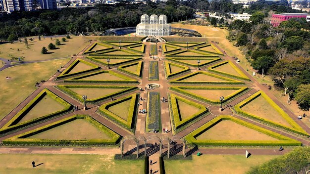 Curitiba Brésil Parc public dans le centre-ville de l'État du Paraná