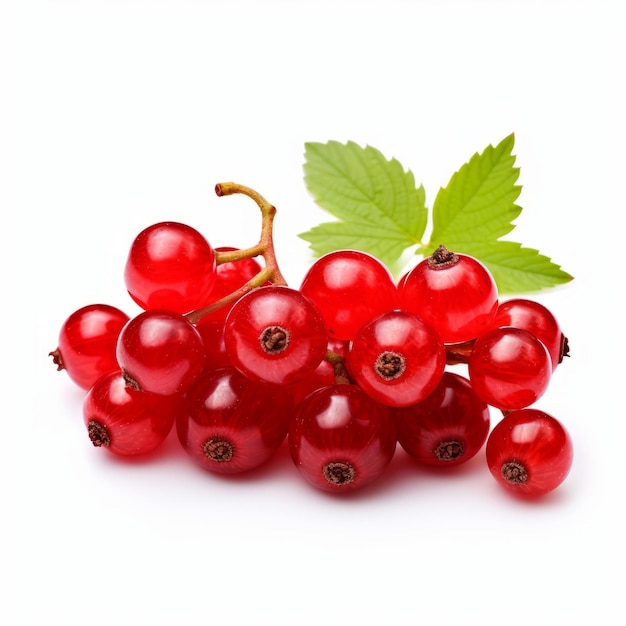 Photo les currants rouges translucides sont des natures mortes vibrantes.