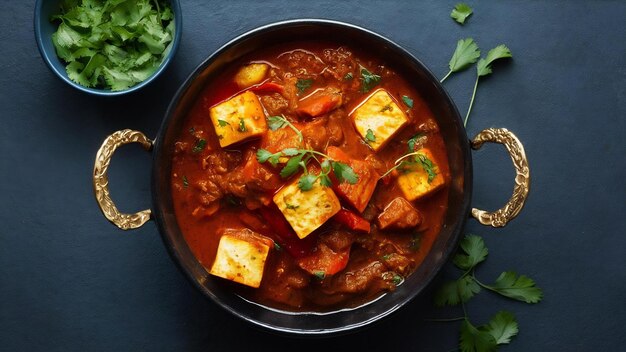 Le curry au paneer