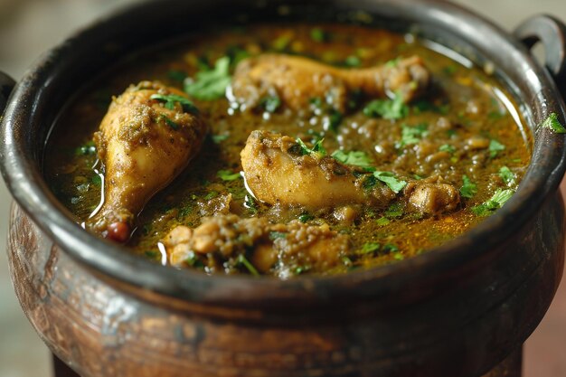 Curry de poulet indien ou masala de poulet