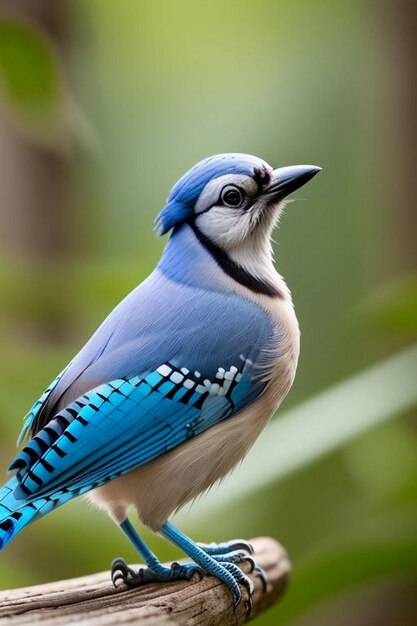 Un Cyanocitta cristata dans le parc provincial d'Algonquin au Canada