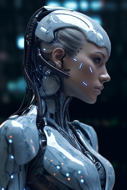 Cyber lady IA générative