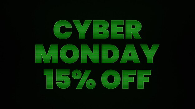 Cyber lundi 15 % de réduction