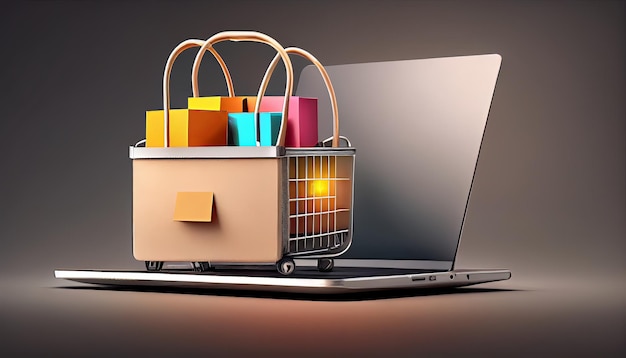 Cyber Monday le plus grand shopping en ligne Generative AI