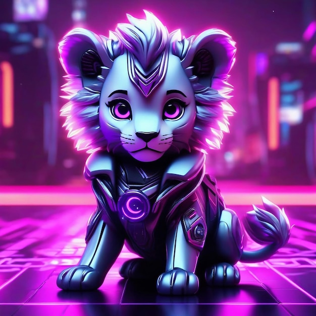 Le cyber-punk du lion