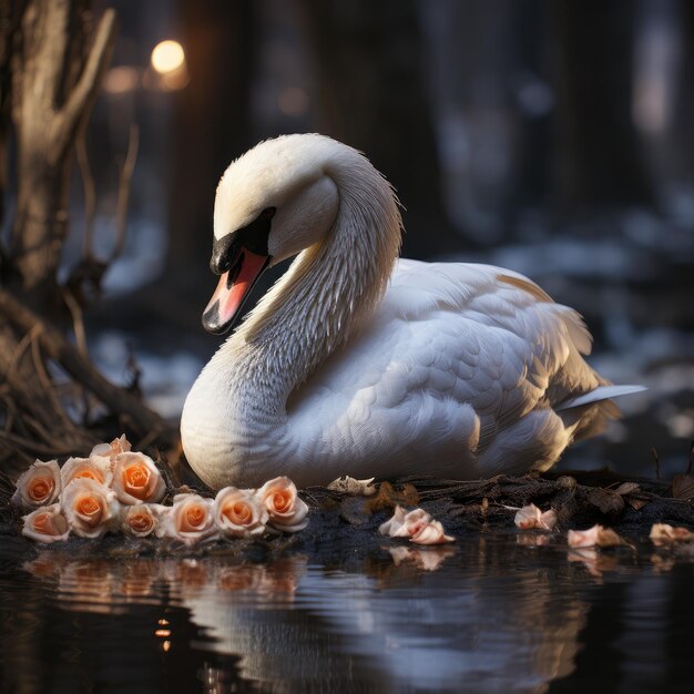 Le cygne d'hiver