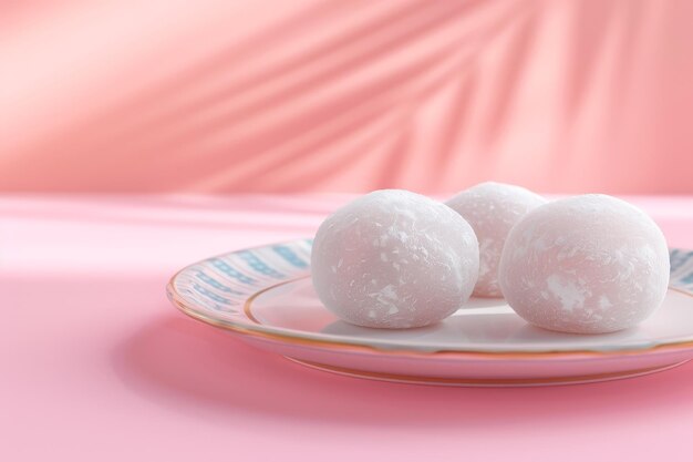 le daifuku mochi en arrière-plan