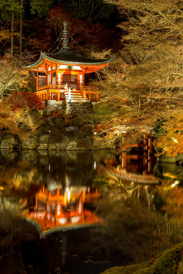 Daigoji Temple Night Kyoto