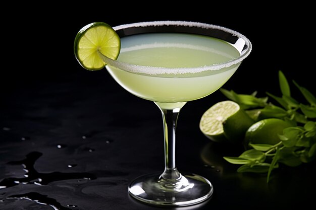 Photo daiquiri délicieux avec du citron vert